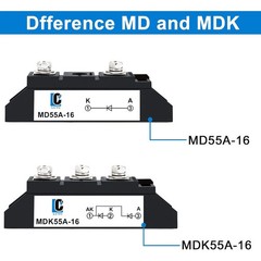 12V 1 Way Diodes MD 55A(50Amp)-16;to Prevent Backfeed;Use Voltage Range:AC …