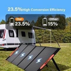 400W Portable Solar Panel Waterproof IP66 Foldable for Outdoor/RV/CAMP-