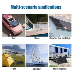 200-800W ETFE Flexible Solar Panel For PV Photo-voltaic Boat Marine Caravan Home