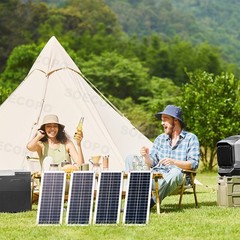 800W 4 x200W PV Panel Kit – 100A Controller + 2M DC Cord for Home Balcony/RV4