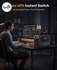 2048Wh Portable Power Station 2400W (Peak 4800W),P210 Lifepo4 Battery Generator,