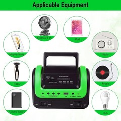 Compact 5W Solar Power Station with Charging Options for Outdoor Adventures