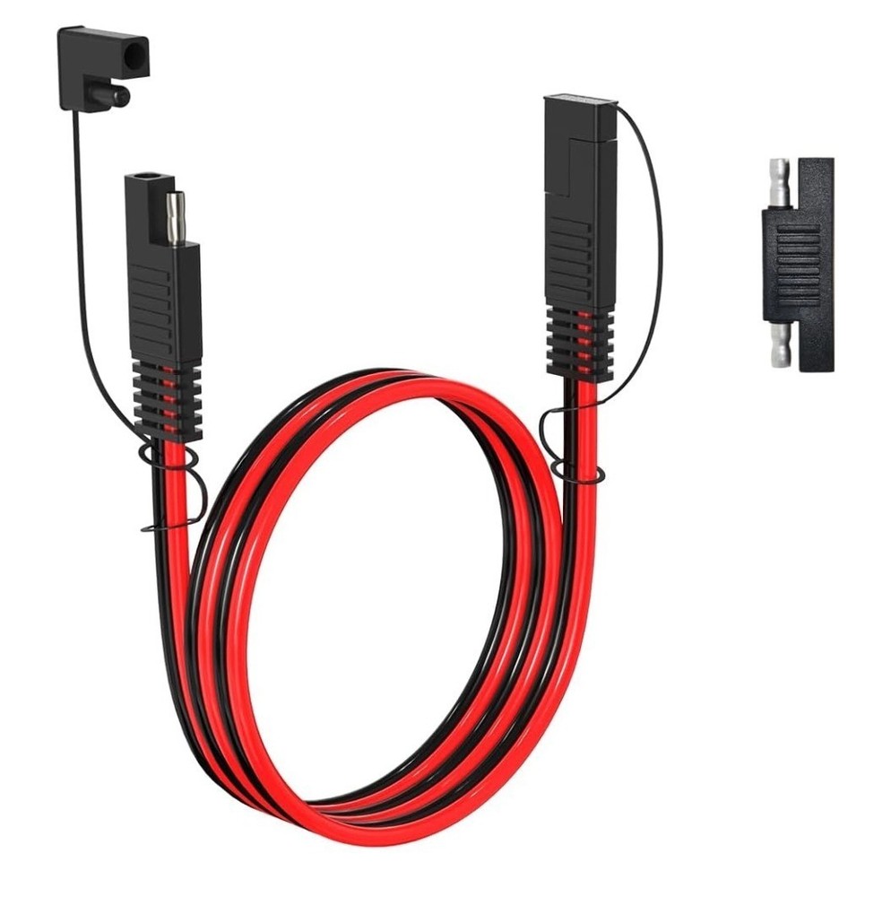 SAE Extension Cable 3FT 12AWG Wire Harness for Automotive RV Battery and Solar