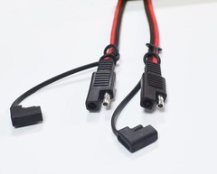 SAE Extension Cable with Dust Cap – 14 AWG SAE to SAE Power Automotive Extens…