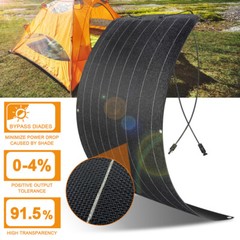 800W 200W Watt 18V Flexible Solar Panel Kit Portable RV Camping Off-Grid Rooftop
