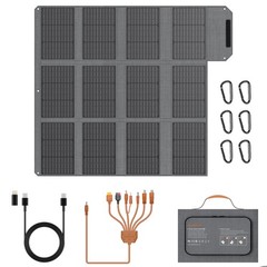 120W Portable Solar Panel USB XT60 port for BLUETTI Elite 30 100 V2 Powerstation