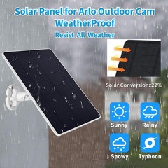 Solar Panel Charger for Arlo Essential 2K Outdoor(2nd Gen)/Essential XL 1/2Pack