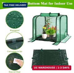 Portable Mini Greenhouse Small Green House with Waterproof Pad 23x13x