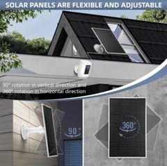 6V 4.5W Solar Panel Compatble with Ring Spotlight Cam Battery & All-New Ring 2Pk