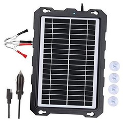 -9W-Solar-Battery-Trickle-Charger-Maintainer Solar Powered Battery Chargers 9w