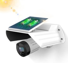 Low-Power Camera Solar Charging Mount, Solar Panel Sun Rain Shield Cover NEW