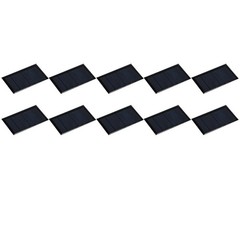 10 x Mini Solar Panel Cell 3V 90mA 0.27W 62mm x 36mm for DIY Project