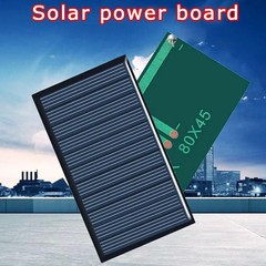 5pcs 80x45mm 5V 75mA Solar Panel Drop Glue Board DIY Solar Silicon Panels Board