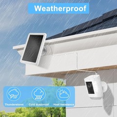 Solar Panel for Ring Camera(2Nd Generation), 2 Pack 5W Solar Panel with 10FT/3M