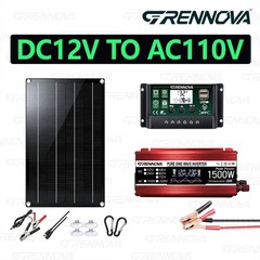 Grennova 1500W Off-Grid Solar System 60W Panel 60A MPPT Pure Sine Inverter