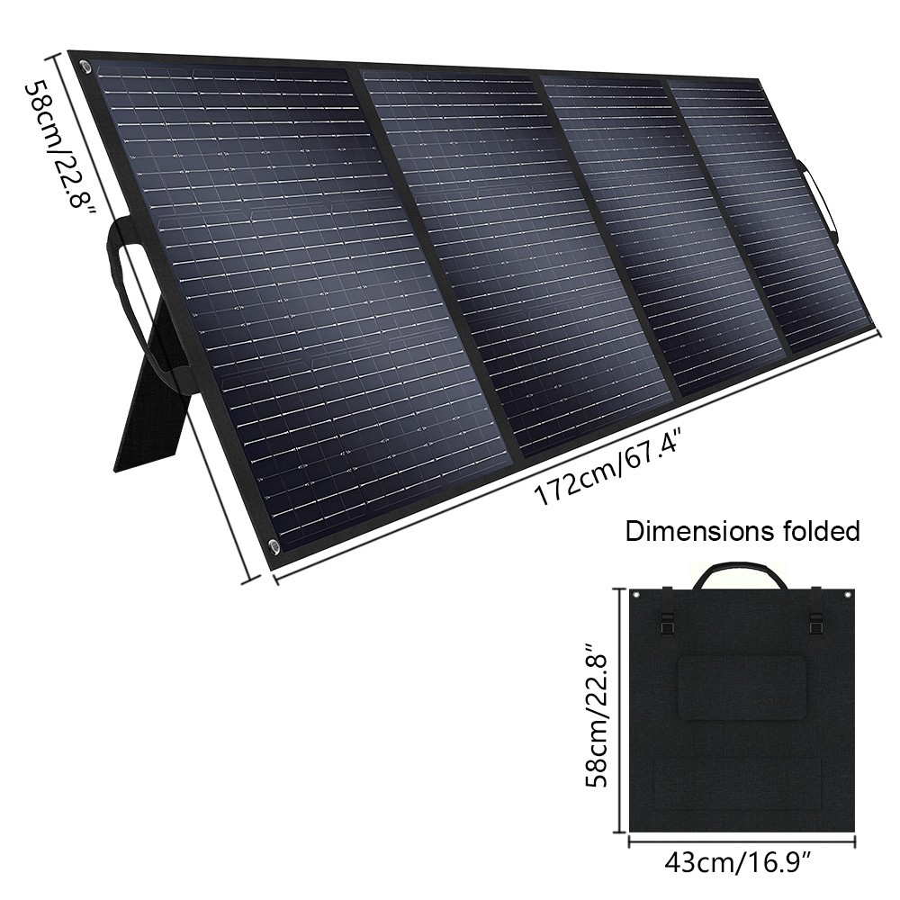 Solarplay 200/400W Portable Solar Panel for Solar Generators, Outdoor and RV
