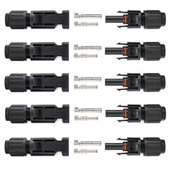 10/2 Pairs Male Female Solar Cable Connectors For DIY Solar Panel US