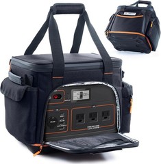 Portable Waterproof Case for Jackery Explorer 1000 – Multiple Accessory Pockets