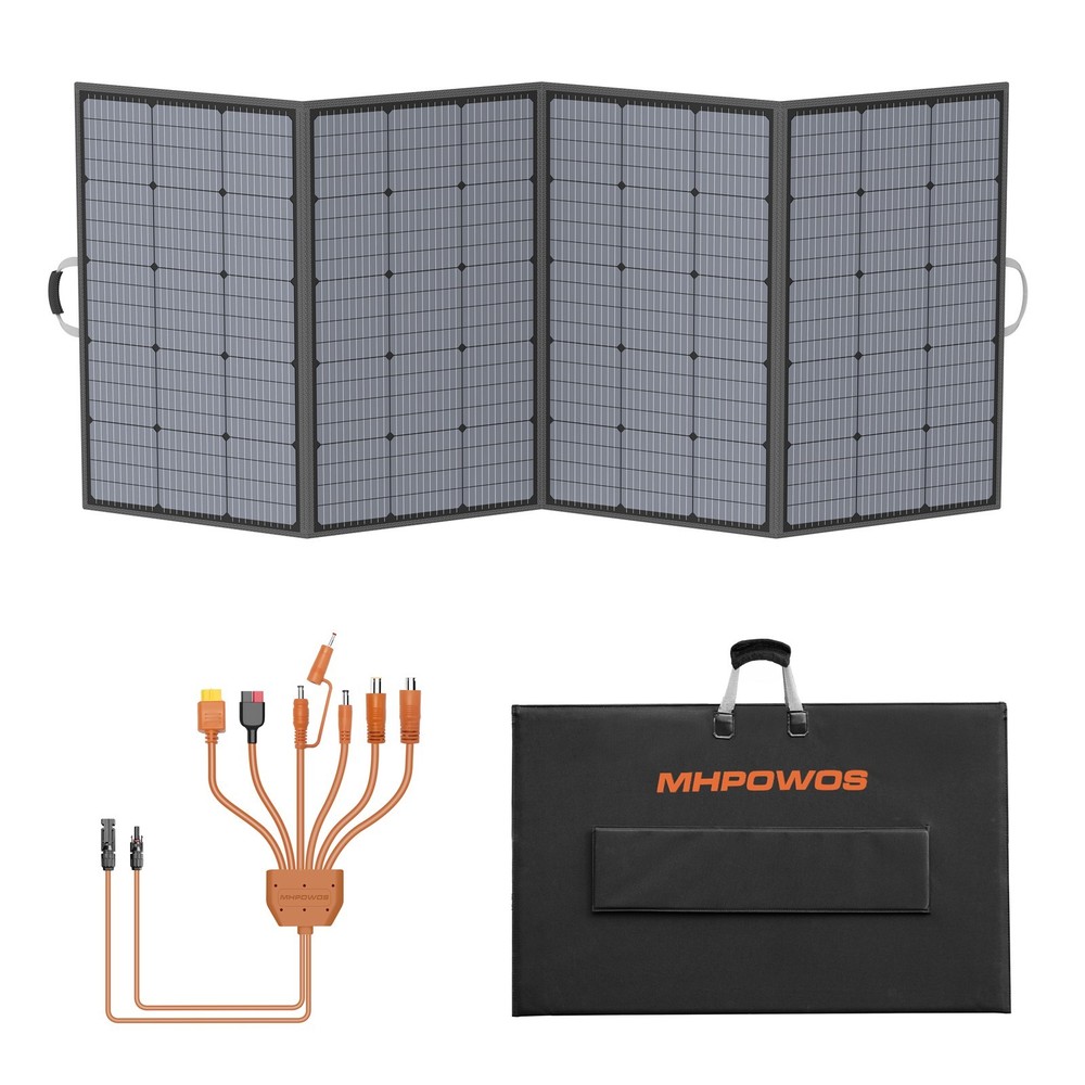 Folding Solar Panel 400 watt for Bluetti AC200L APEX 300 AC200PL Power Station