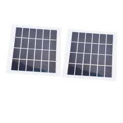2 Pcs Monocrystalline Solar Plate Lightweight For Indoor And Outdoor Use
