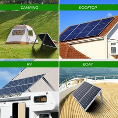 Solar Panel Mounting Brackets, 2 Sets Adjustable Solar Panel Tilt Mount Brack…
