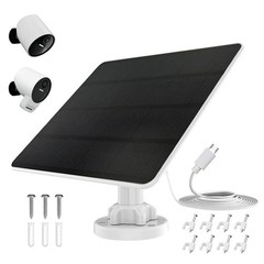 Solar Panel for Simplisafe Outdoor Camera Series 2 Wireless and Wired, IP65 W…