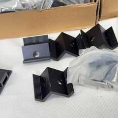 Solar Panel Bracket Kit, 6 Pcs Aluminium Mounting Rail 30mm/35mm Include