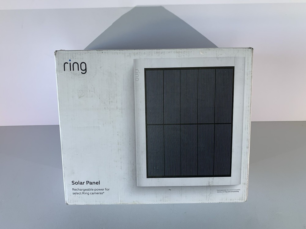 Ring Solar Panel for Select Ring Security Cameras – White