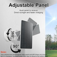 Solar Panel Charger Compatible with Ring Video Doorbell 3/3+/4, Battery Video…
