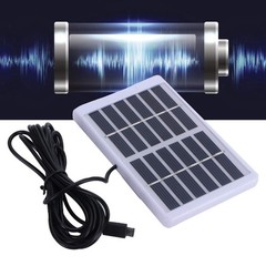 1.2W 6V Polycrystalline Silicon Solar Charging Board, USB Solar Panel, Portab…
