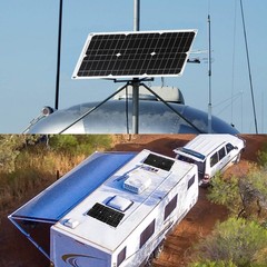 7-18W 12V Solar Panel Kit Dual USB Port Off Grid Monocrystalline Module With