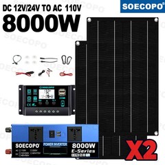 Robust 8000W Off-Grid Power Station Kit | Inverter, 100A Controllercf