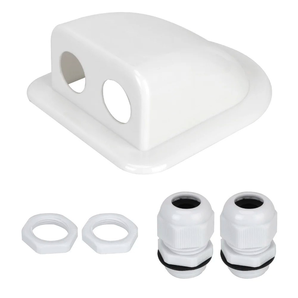 Solar Cable Entry Gland Junction Box Roof Wire Connector for RV Boat Caravan