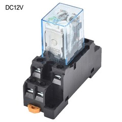LY2NJ DIN Rail Small Electromagnetic Relay AC24V Power Relay Coil Power Relay