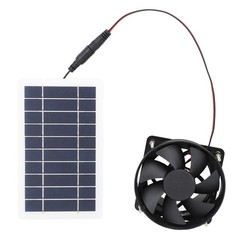 Portable 10W Solar Panel Powered Fan Kit For Outdoor Activities Popular