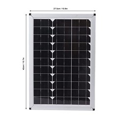 Portable Solar Panel100W 18V Solar Panel Portable Monocrystalline Silicon