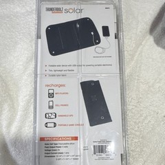 Thunderbolt Magnum Foldable Solar Panel Charger USB Output Nylon 56875