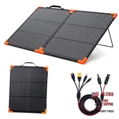 100W Portable Solar Panel, Lightweight Aluminum Frame 100W-Fold 100.0 Watts
