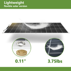 12V 1200w Solar Panel High Efficiency Module PV Power for Battery Charging Boat