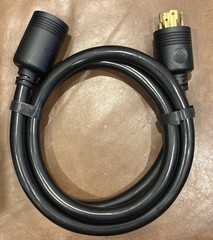 ECOFLOW – NEMA L14-30R to L14-30P Generator Cord – 4.92ft (1.5m) – NEW Open Box