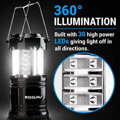 LED Camping Lantern, Emergency Lanterns for Power Outages & Hurricane Preparedne