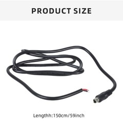 DC8020mm Male Single Head Adapter Connectors Cable for Portable Solar