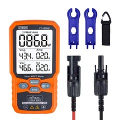 ZIBOO FT-1000W Solar Panel Tester MPPT Meter – 1000W Max Power, 80V/35A PV Modul