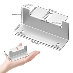 16 Sets Solar Panel Z Bracket Mounting Mounts Set Aluminum RV Boat Roof Wall