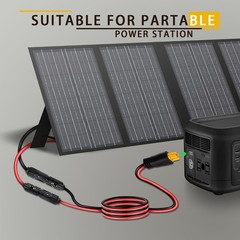 10FT Solar Panel Cable 12AWG MC4 to XT60 Connector Adapter for Portable Power St