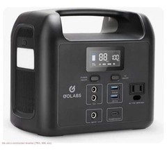 GoLabs R150 Portable Power Station 204Wh LiFePO4 Battery With 160W AC Black