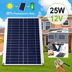iMountek 25W 12V Solar Panel Battery Maintainer Charger for Car RV Boat IP68