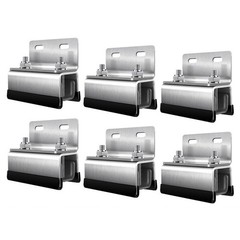 Rooftop Cargo Security Bracket Set for RVs Stainless Steel Construction