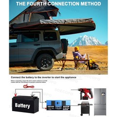 SOECOPO 8000W Solar System Kit,100A Controller, 12V DC to 110V/220V