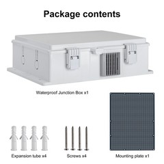 Namunanee Outdoor Electrical Junction Box, ABS Water Resistant Enclosure with…